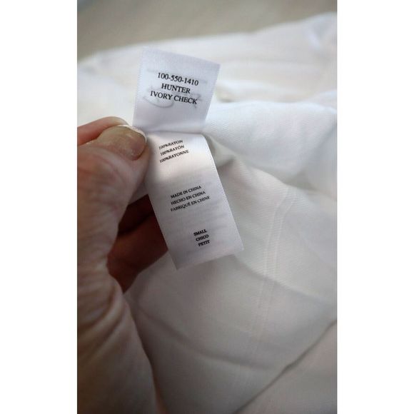 Rails 100-550-1410 Women Sz S Hunter Ivory Check Button Up L/S Shirt $158+ - Picture 10 of 12